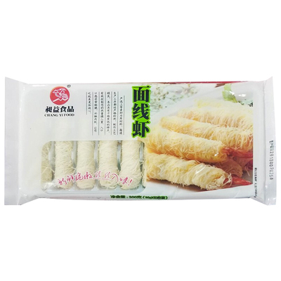 顺丰包邮虾3袋装900克千丝万缕虾