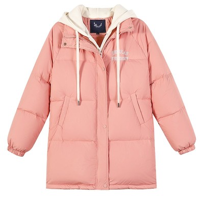 假两件中学生羽绒服冬季加厚