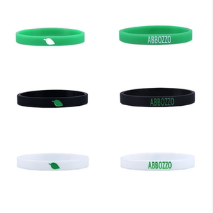 欧美个性硅胶叶子手环运动篮球男女橡胶腕带学生情侣能量硅胶手圈