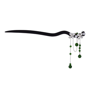 原创S925纯银新中式国古风潮流高级感清冷风文艺盘发簪子精致感钗