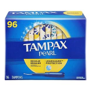Tampax丹碧丝卫生棉条导管式无感内置月经棉棒卫生巾超值装96支