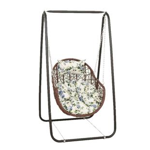 吊篮藤椅单人儿童秋千室内外家用摇椅阳台吊兰鸟巢摇篮椅千秋吊椅