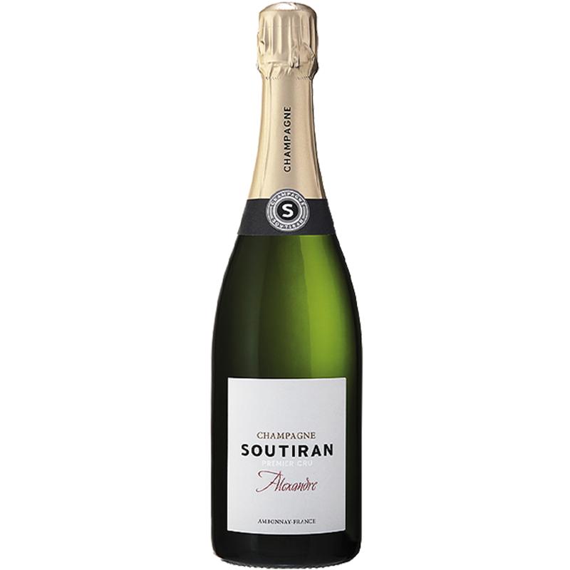 【自营】法国颂翠亚丽山园一级园香槟起泡葡萄酒750ml