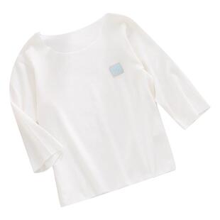 婴儿衣服女宝宝秋衣长袖内搭上衣夏季薄款空调服幼儿t恤a类打底衫