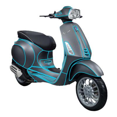 适用Vespa冲刺150隐形车衣贴膜