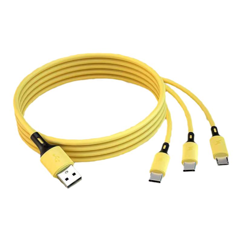 2.4A三合一数据线手机iPad通用