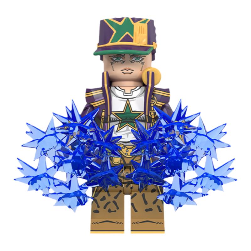 中国积木动漫JOJO石之海拼插积木