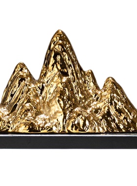 办公室背靠金山招财麋鹿摆件