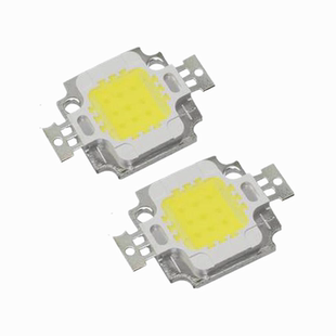 免驱动12VLED灯珠10WLED集成灯芯灯片20W投光灯射灯台灯车灯光源