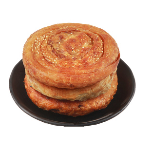 100个四川特产成都军屯锅盔特色早餐小吃锅魁糕点点心熟食团购批