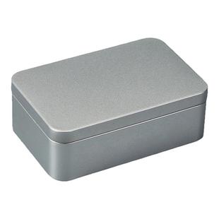 磨砂马口铁盒加厚大容量收纳盒药品储存盒食品级包装盒密封茶叶盒