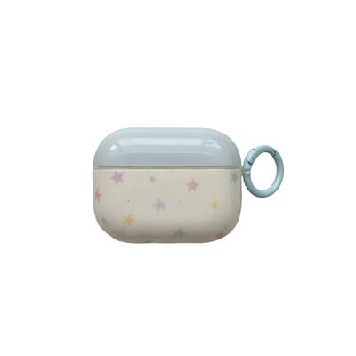 韩系ins彩色星星适用苹果耳机保护套airpods4无线蓝牙耳机壳pro1/2代airpodpro3代ipod耳机盒airpods3保护壳