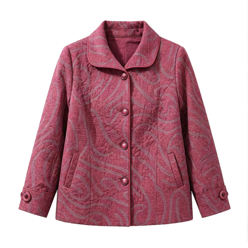 奶奶秋冬外套中老年人加绒衣服女