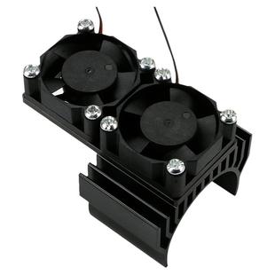 380/390电机散热片1/10短卡攀爬车船模型540/550有刷电机散热器