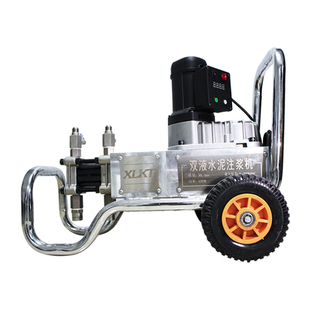 水泥砂浆注浆机水玻璃高压双液灌浆机小型注浆泵空鼓堵漏防水补漏