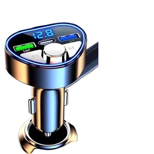 车载充电器蓝牙接收器听歌多功能点烟器车载MP3充电头转换器