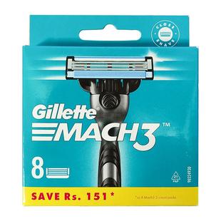 吉列锋速3刀片剃须刀手动刀头吉列锋速5男三层刮胡刀剃胡须刀架