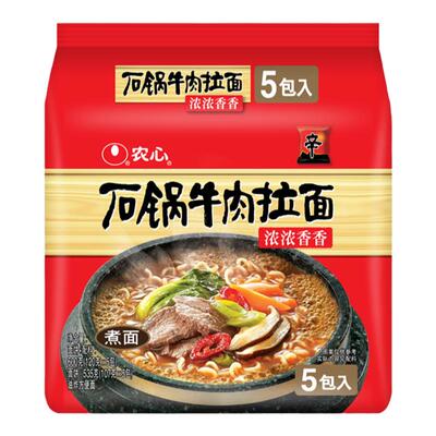 农心石锅牛肉速食方便面上海