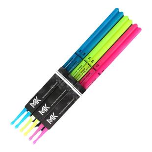 夜光鼓棒5A架子鼓鼓槌爵士鼓锤荧光舞台演出尼龙发光打鼓棒鼓棍7A