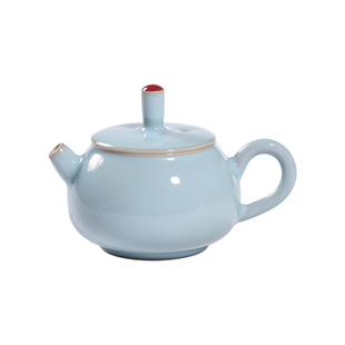 寻造禹州钧瓷泡茶壶家用送礼纯手工原矿功夫茶具套装鸿运当头