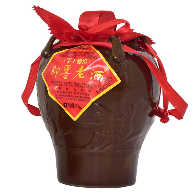 即墨老酒原浆黄酒手工酿造1500ml