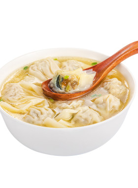 鹿有有手工榨菜皮蛋小馄饨云吞