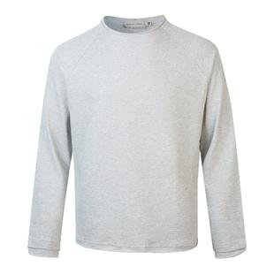 阿荒与阿卤*美式复古内搭圆领宽松简约打底上衣休闲百搭长袖T恤潮