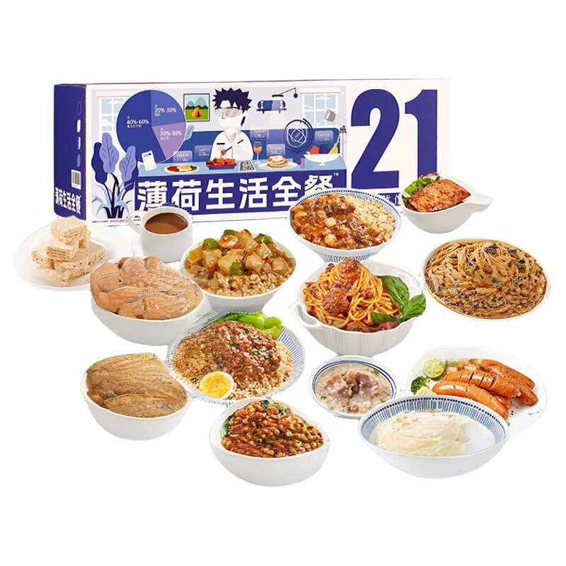 薄荷健康男性21天轻食餐健身饱腹