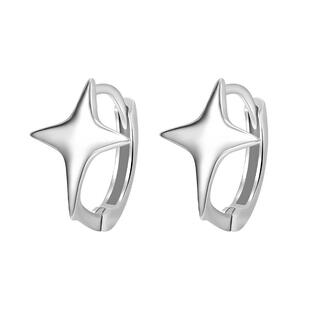 999纯银星星耳钉女气质ins风耳扣小众设计2025年新款耳环个性耳饰