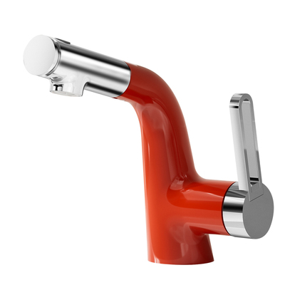 SOOS LT1001多巴胺奶油精铜面盆水龙头升降抽拉式洗手盆冷热家用