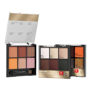 喵匠套装固体粉彩 模型旧化粉高达机甲旧化灼烧 机娘上色盲盒改娃