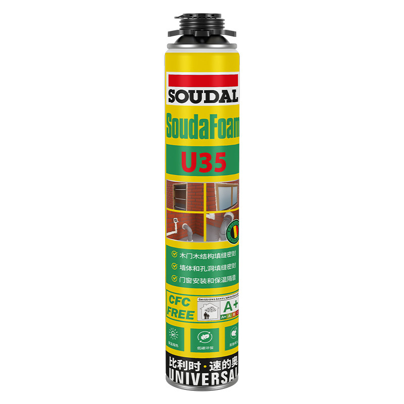 速的奥(SOUDAL) U35发泡胶门窗填充缝剂防水补漏泡沫a1无甲醛