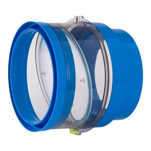 康乔兰科160PVC油烟机止逆阀厨房专用 接180公共烟道排烟管止回阀