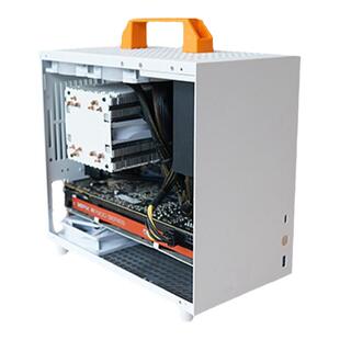 箱掌门SGPC傻瓜超人K77青春版mini黑白色A4 ITX小机箱ATX电源K88