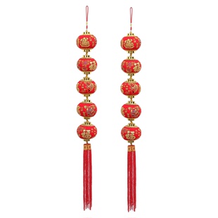 新年春节摄影拍照道具新春过年全家福亲子照装饰品对联马年吉祥物