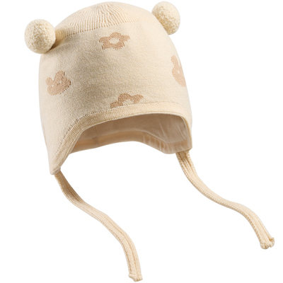 贝肽斯儿童针织防风护耳帽子