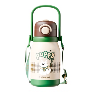 富光保温杯大容量女生水杯儿童学生吸管杯子保冷户外便携运动水壶