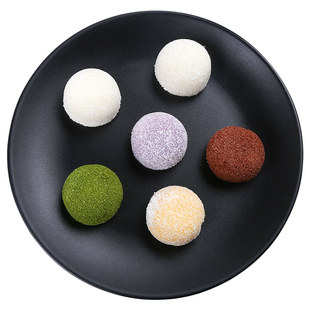 日式大福洋风椰蓉大福 雪媚娘糯米糍麻薯 糯米团抹茶甜品