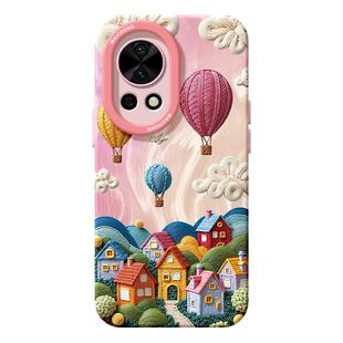 适用华为nova14手机壳女款nova13pro保护套全包novo12硅胶9防摔8高级7se活力版6油画11卡通ultra小镇hi软外壳