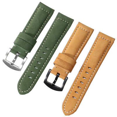 圣琴适配斯沃琪真皮材质手表带
