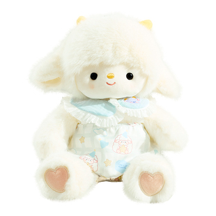 绿光派对晚安花衣玩偶小羊公仔可爱大象小狗熊毛绒玩具陪伴礼物