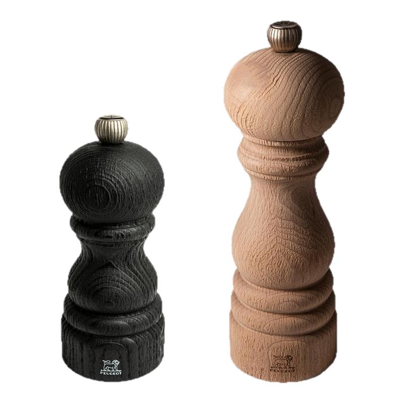 【新品】法国peugeot/Nature标致研磨器手动实木胡椒磨海盐磨套装