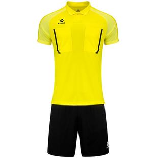 新款卡尔美足球裁判服套装翻领短袖裁判服足球KELME足球比赛装备