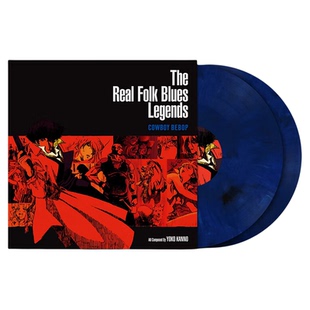 现货星际牛仔 Cowboy Bebop 菅野洋子原声OST蓝胶彩胶2LP黑胶唱片