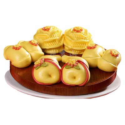 结婚礼花饽饽伴手礼压箱手捧件