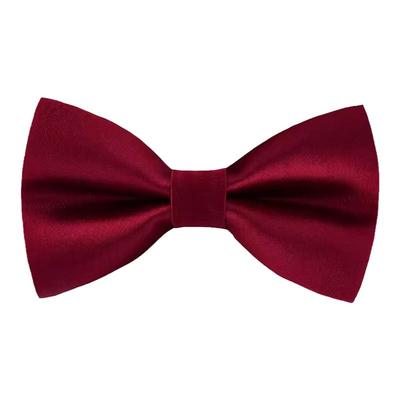 儿童领结韩版男童潮酒红色