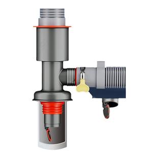 洗衣机下水管三头通洗手盆池下水道三通排水管分水器分流器一分二