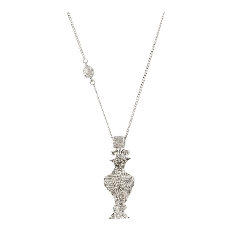 Dare买手店 Wens Jewels【瓶】系列浮雕瓶长项链艺术复古几何金银