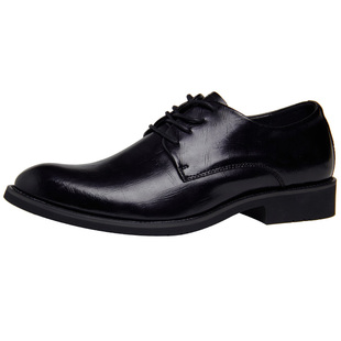 新款皮鞋男青年韩版轻奢软皮商务皮鞋增高新款软底休闲男皮鞋百搭