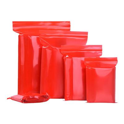 红色自封袋pe食品袋包装袋